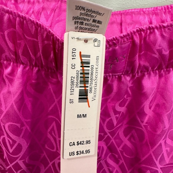 NWOT!! Victoria Secret SATIN PJ Set Size M - Picture 4 of 4